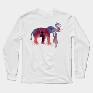 elephant and child Long Sleeve T-Shirt